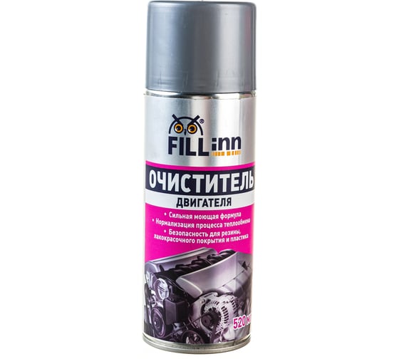 Изображение товара Очиститель двигателя (аэрозоль, 520 мл) FILL INN FL016