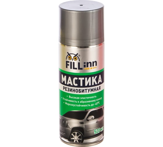 Изображение товара Мастика резино-битумная (аэрозоль, 520 мл) FILL INN FL019