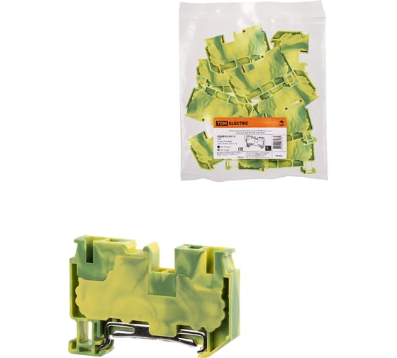Изображение товара Безвинтовой клеммный зажим TDM ELECTRIC ЗКБ PEN быстрого зажима, 6 кв. мм (Ph-C PT 6-PE) SQ0822-0172