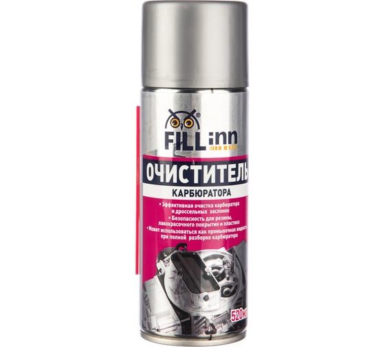 Изображение товара Очиститель карбюратора (аэрозоль, 520 мл) FILL INN FL056
