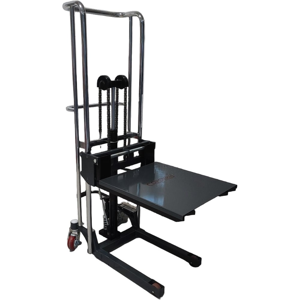 Изображение товара Гидравлический штабелер СОРОКИН 9.54 для подъема до 400 кг