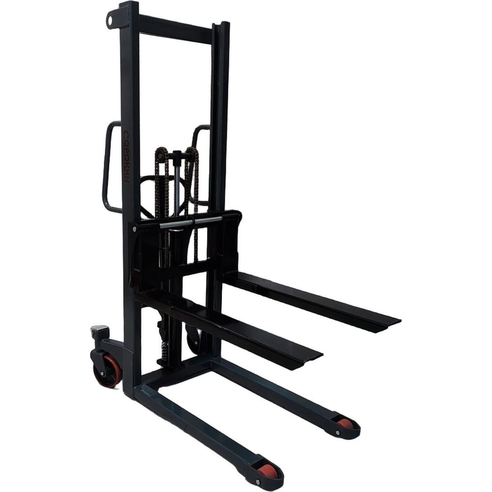 Изображение товара Гидравлический штабелер СОРОКИН 9.55 для грузоподъемности 400 кг