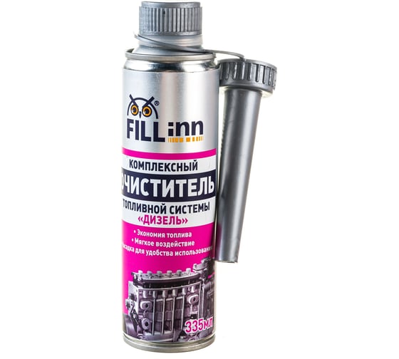 Изображение товара Очиститель топливной системы для дизельных двигателей (335 мл) FILL INN FL062