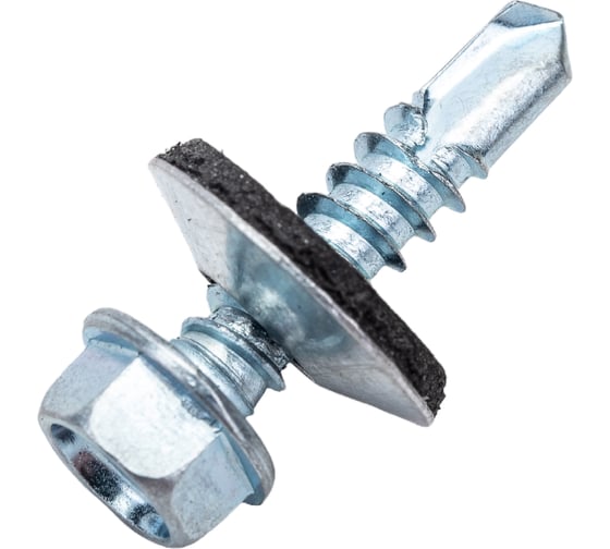 Изображение товара Саморез с шайбой EPDM BEFAST наконечник сверло 5,5x25, 100 шт. SSF55025100S