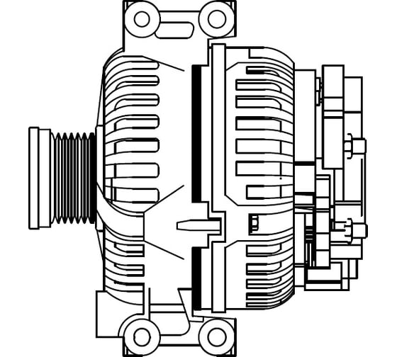 Изображение товара Генератор для автомобилей BMW 1 E87 /X1 E84 1.6i/2.0i 150A StartVOLT LG 2607