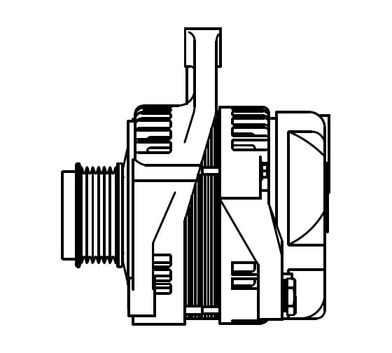 Изображение товара Генератор для автомобилей Toyota Camry V55 /Lexus RX 2.5i/2.7i 150A StartVOLT LG 1926