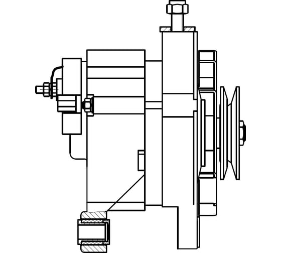 Изображение товара Генератор для автомобилей Лада 2104/2105/2107 и модификации 50A StartVOLT LG 0105X