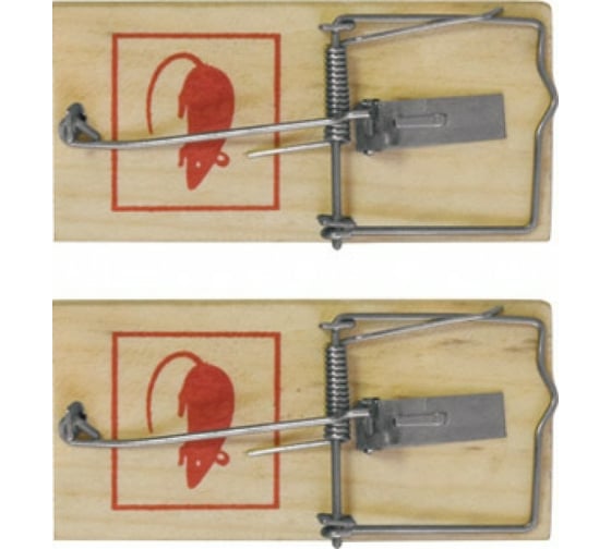 Изображение товара Набор малых мышеловок 100х45 мм FIT 67800