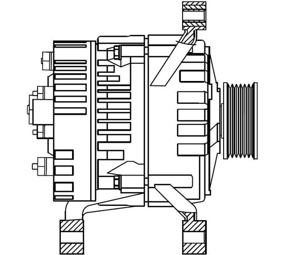 Изображение товара Генератор для автомобилей КАМАЗ с дв. 740.30/740.31 Евро-2/Евро-3 95А StartVOLT LG 0701