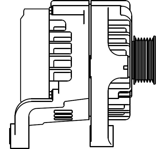Изображение товара Генератор для автомобилей BMW X1 E84 /3 E90 2.0D 180A StartVOLT LG 2644