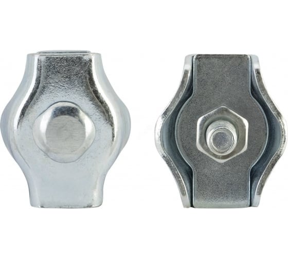 Изображение товара Зажим для стальных канатов BEFAST одинарный SIMPLEX, цинк, 4, 50 шт. SI450S