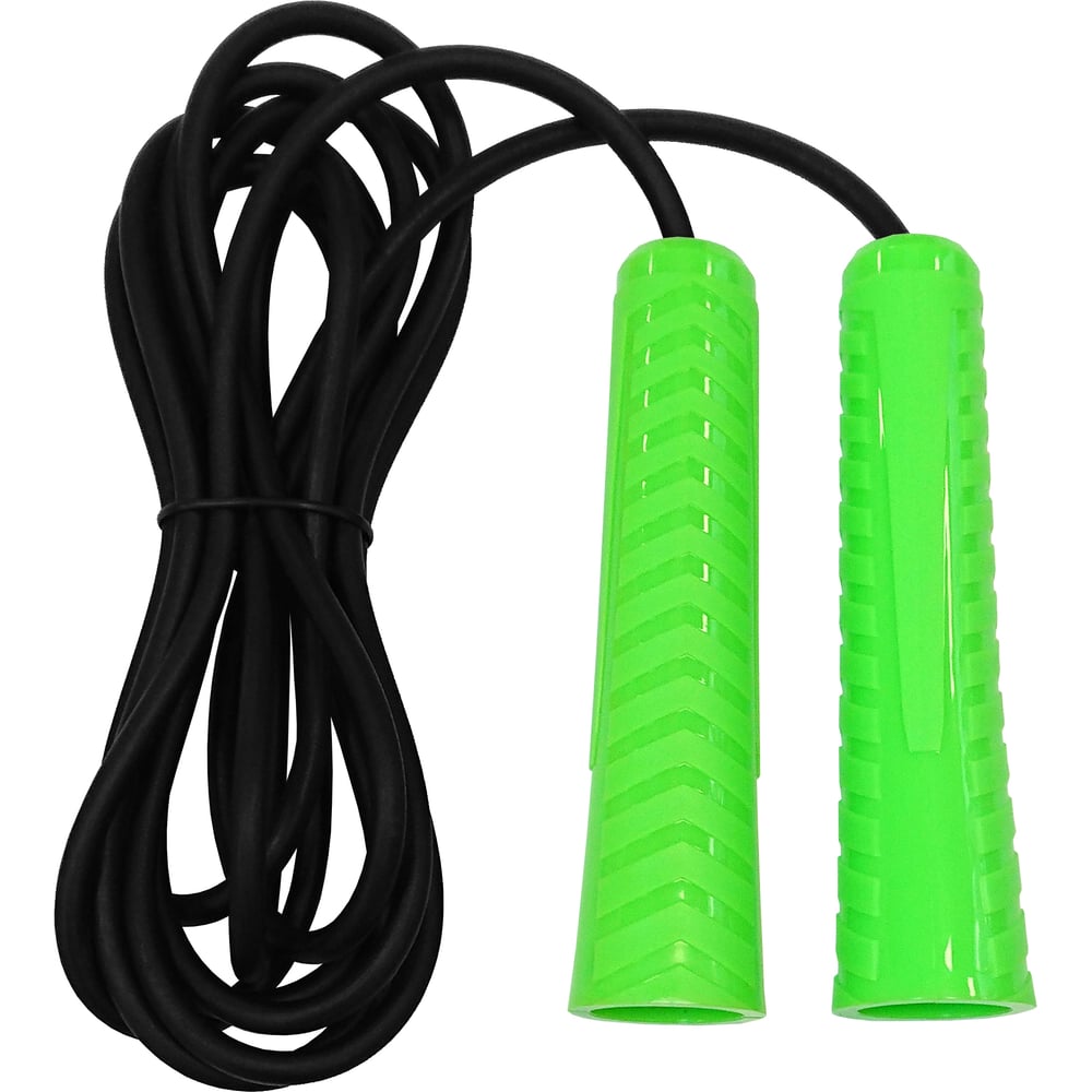 Скакалка для фитнеса FORTIUS скакалка гимнастическая с люрексом 3 м зеленый