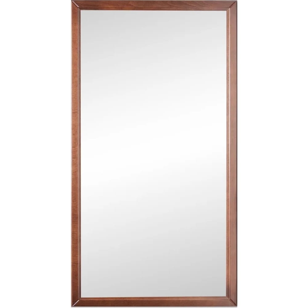 Настенное зеркало Мебелик настенное зеркало берже 24 темно коричневый
