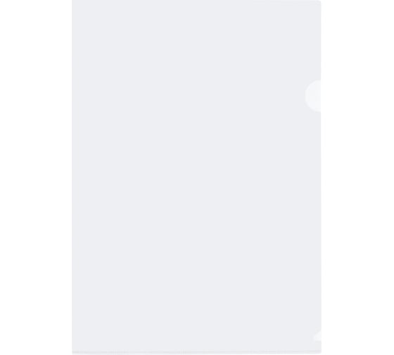 Изображение товара Папка-уголок СТАММ А4, 150 мкм, прозрачная, бесцветная ММ-32258