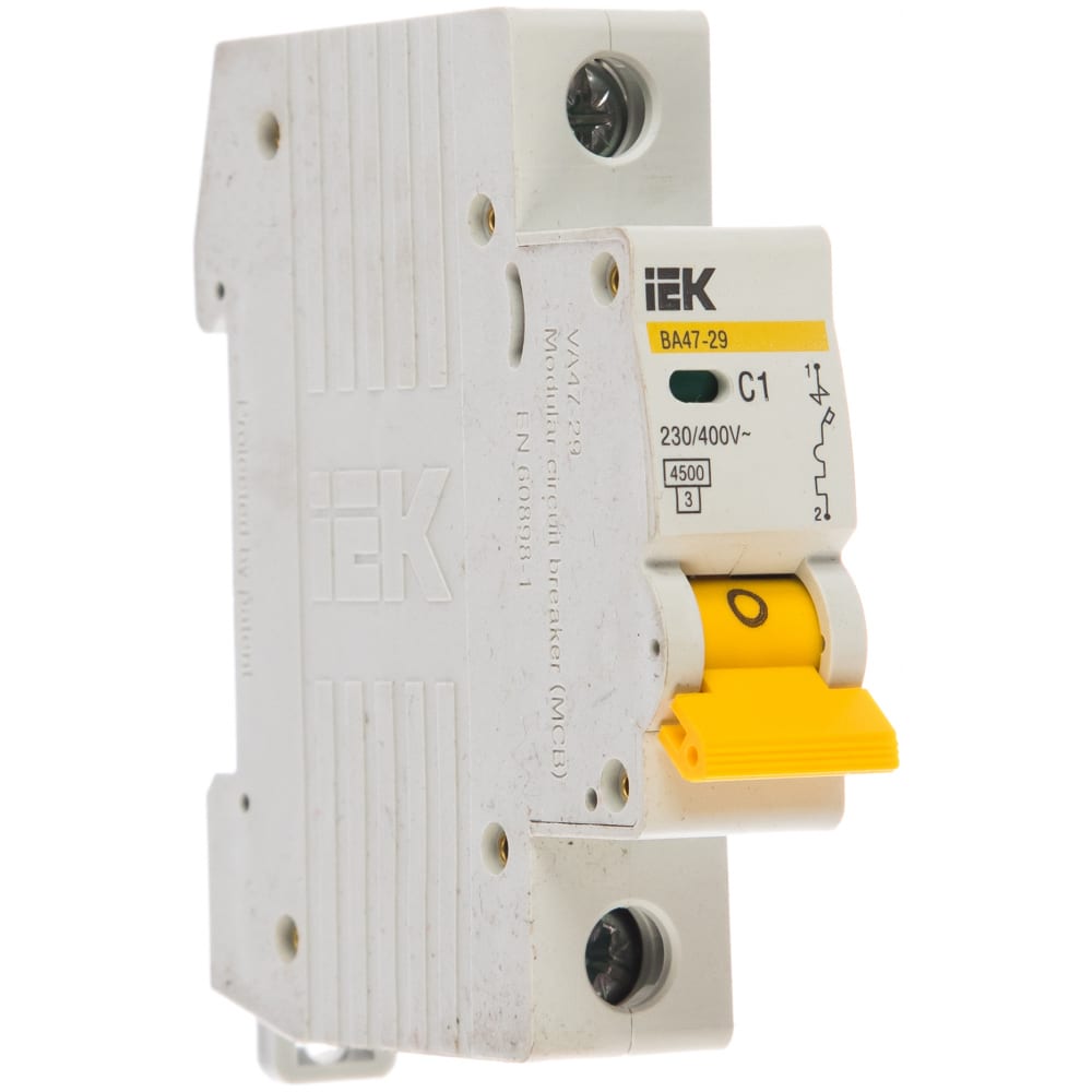 Однополюсный автоматический выключатель IEK - MVA20-1-001-C