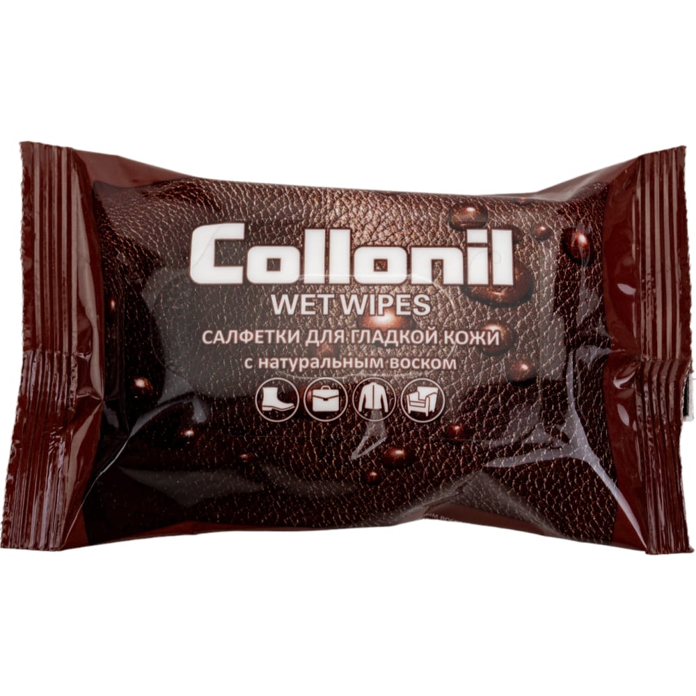Влажные салфетки для лаковой кожи Collonil