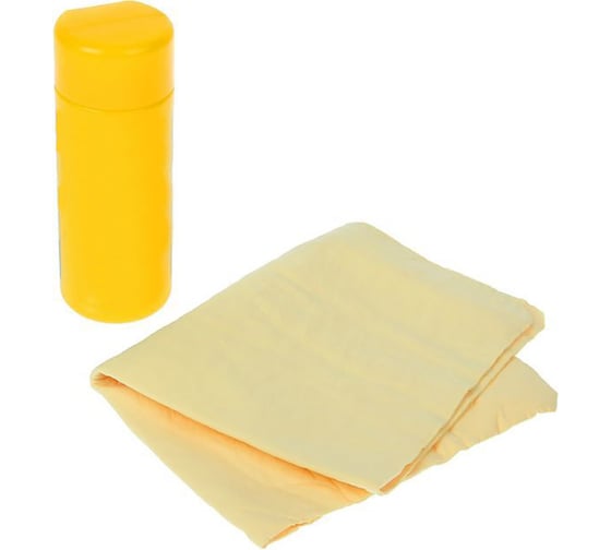 Изображение товара Салфетка из синтетической замши Рыжий кот в тубе, 43x32см 104777