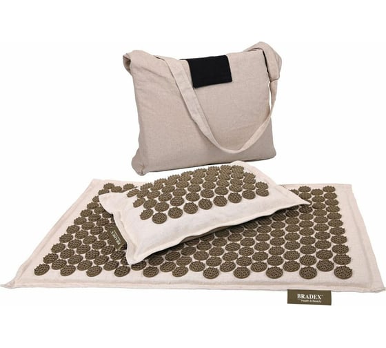 Изображение товара Акупунктурный набор BRADEX НИРВАНА подушка, коврик, сумка KZ 0581