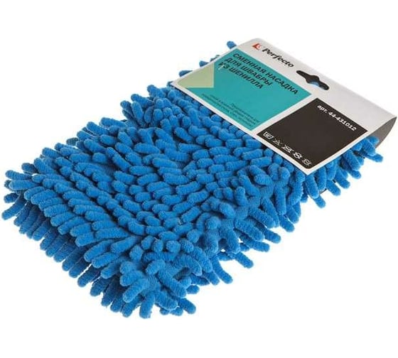 Изображение товара Сменная насадка для швабры PERFECTO LINEA из шенилла, синяя 44-431012
