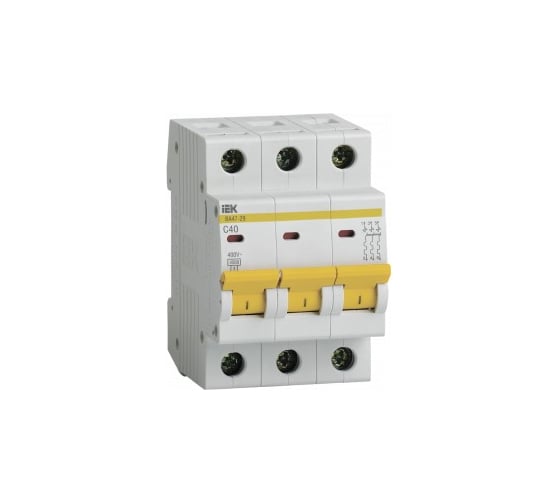 Изображение товара Контактор IEK КМИ-46562 65А 380В/АС3 IP54 ИЭК KKM46-065-380-00