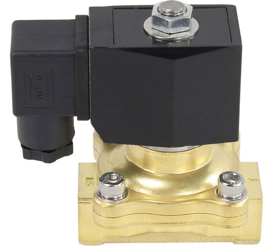 Изображение товара Клапан электромагнитный DN.ru VS2W-200N-NC Ду20 Ру10 латунь, прямого действия, 220В AC D130-01009