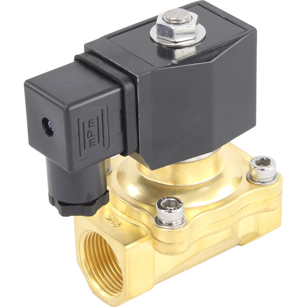 Электромагнитный соленоидный двухходовой клапан DN.ru VS2W-200N-NC D130-01018