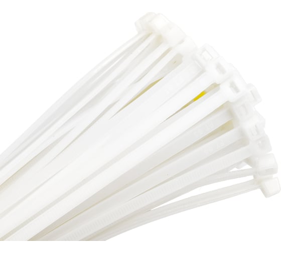 Изображение товара Хомут IEK 4.8х400 бел. нейл. уп.100шт UHH31-D048-400-100