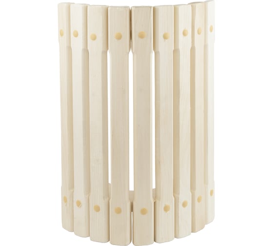 Изображение товара Угловой абажур для светильника Банная линия 35x22 см, липа 12-565