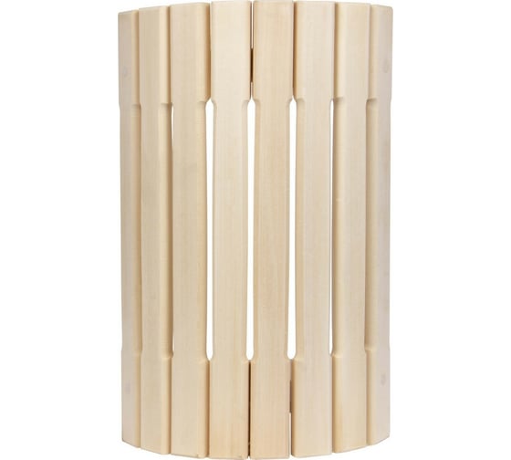 Изображение товара Настенный абажур для светильника Банная линия 35x22 см, липа 12-564