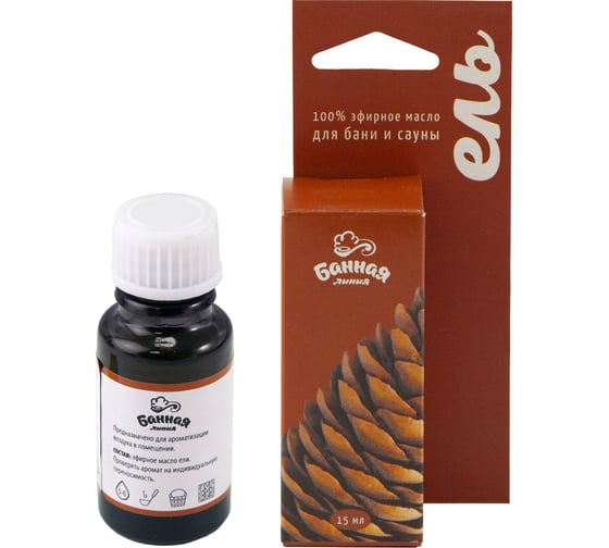 Изображение товара Эфирное масло Банная линия Ель 15 мл 11-493