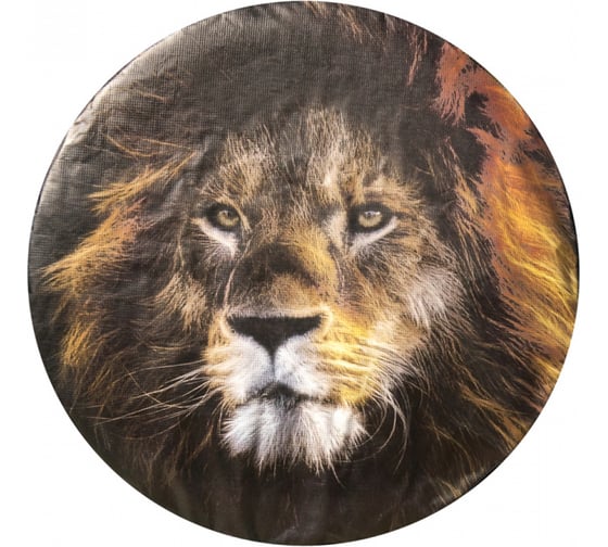 Изображение товара Чехол запасного колеса SKYWAY Лев R16,17 диаметр 77см, экокожа/полиэстер S06301079