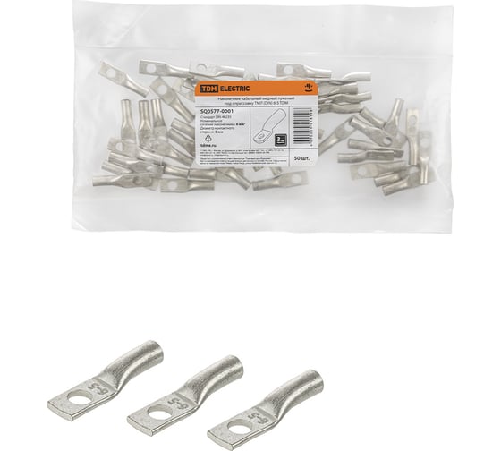 Изображение товара Кабельный наконечник ТМЛ (DIN) 6-5 TDM ELECTRIC SQ0577-0001