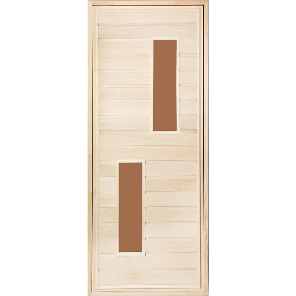 Дверь для бани Банная линия дверь для бани со стеклом банная 190×70см