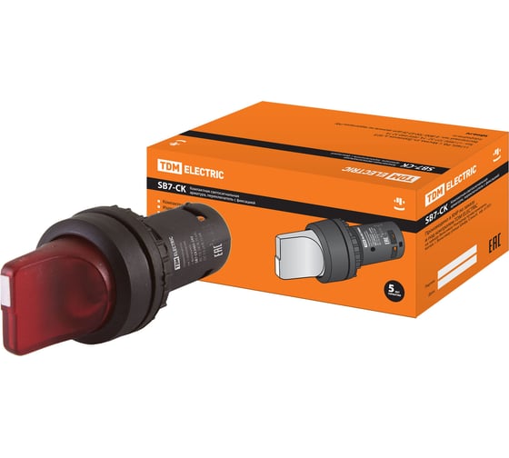 Изображение товара Переключатель на 3 положения с фиксацией TDM ELECTRIC SQ0746-0068