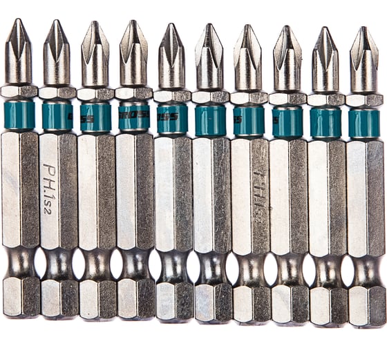 Изображение товара Набор бит (сталь S2; PH 1х50 мм; 10 шт.) GROSS 11334