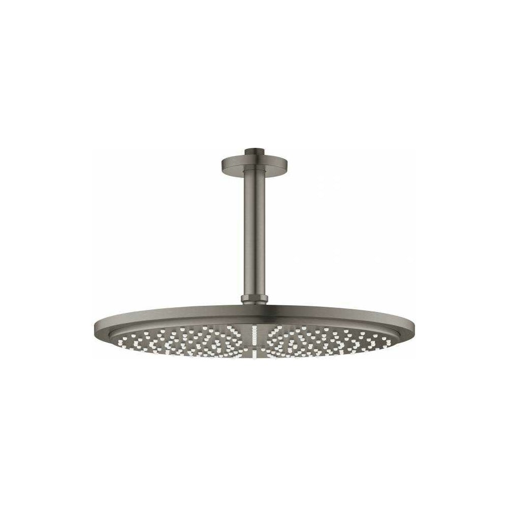 Изображение товара Верхний душ с потолочным кронштейном GROHE RSH 9.5 л/мин, темный графит матовый 26067AL0