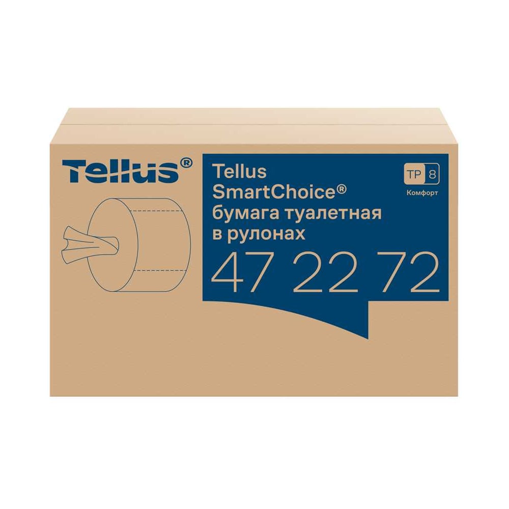 Изображение товара Туалетная бумага Tellus SmartOne T8 8 рулонов
