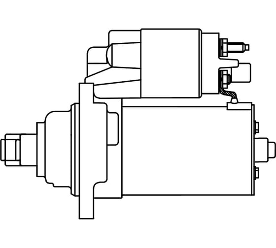 Изображение товара Стартер для автомобилей VAG Transporter T5 2.0TDi 2кВт StartVOLT LSt 1866