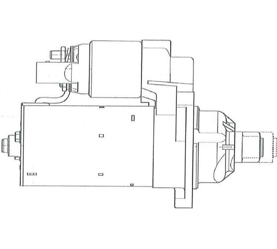 Изображение товара Стартер для автомобилей VAG Passat B6 2.0TDi 1,7кВт StartVOLT LSt 1832