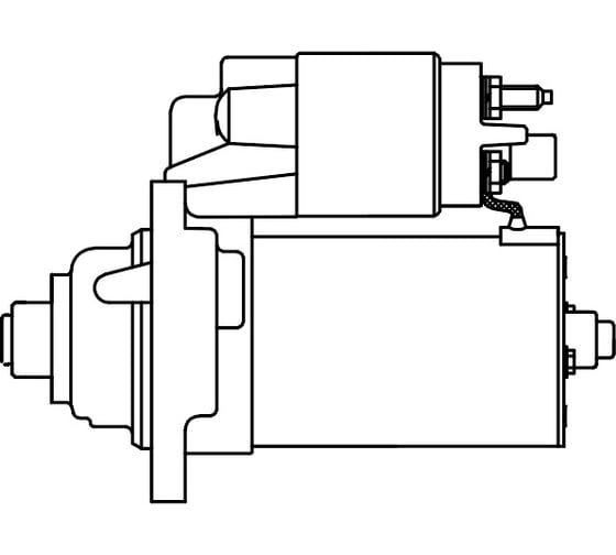 Изображение товара Стартер для автомобилей VAG Fabia 1.4i MT 1,2кВт StartVOLT LSt 1867
