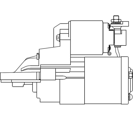 Изображение товара Стартер для автомобилей Mazda 3 BL /6 GH 2.0i 1,4кВт StartVOLT LSt 2516