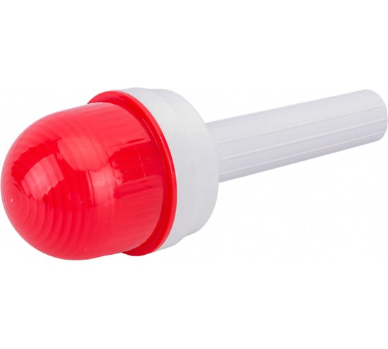 Изображение товара Сигнальный фонарь ПРОТЭКТ пластмассовый, с длинной ручкой, три режима работы, в комплекте с батарейками, оранжевый, ФС 4.1 А