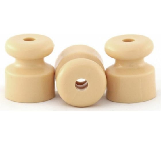 Изображение товара Изолятор ролик Росдюбель отк/пр сосна 100 шт 15-1520