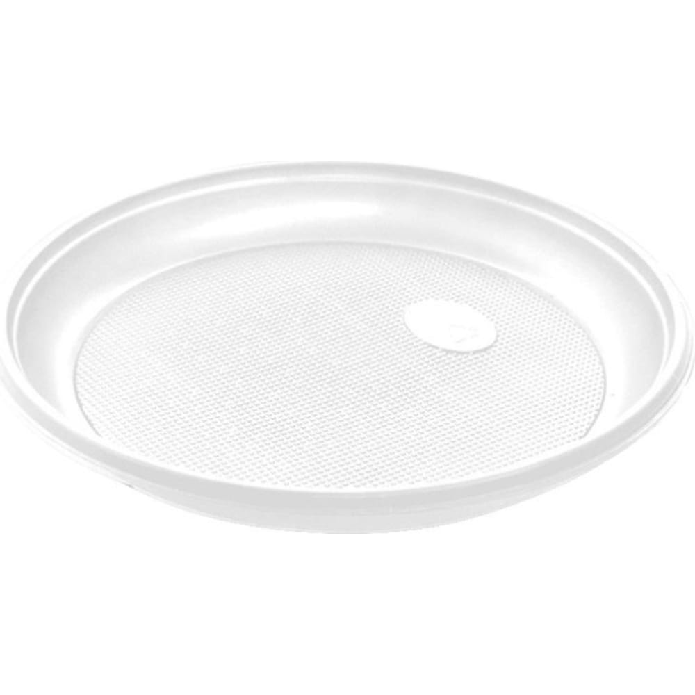 Одноразовая пластиковая тарелка ООО Комус тарелка для вторых блюд демидовский