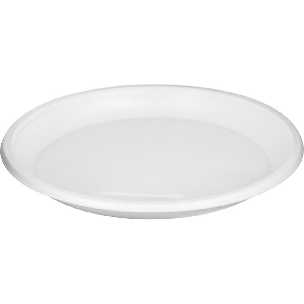 Одноразовая пластиковая тарелка ООО Комус тарелка одноразовая для десерта 6 шт 170 мл юпласт юнаб2028