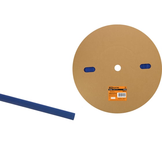 Изображение товара Термоусаживаемая трубка TDM ELECTRIC ТУТнг 4/2 синяя (200 м/ролл) SQ0518-0132