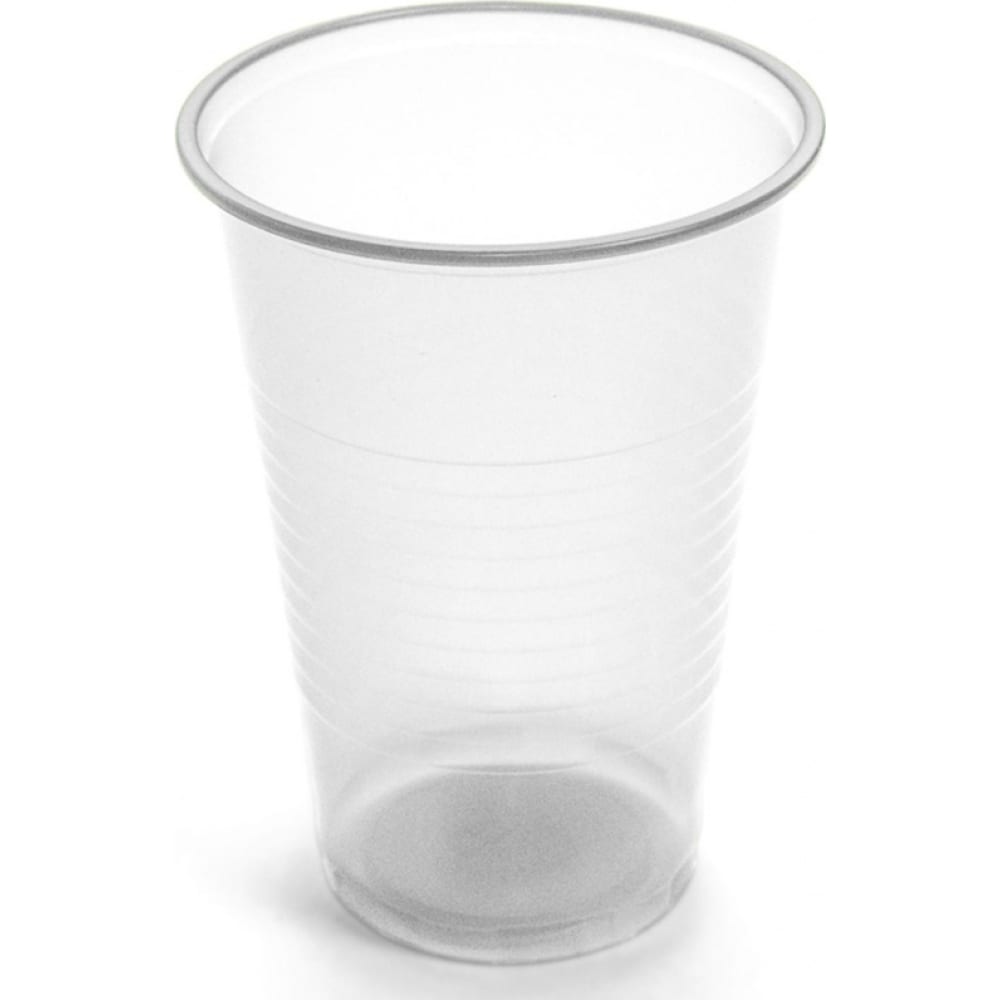 Одноразовый пластиковый стакан ООО Комус стакан одноразовый 0 2 литра 100 шт в уп