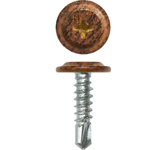 Изображение товара Саморез Daxmer пшс м 4,2x13 1000 шт., темный дуб 346327