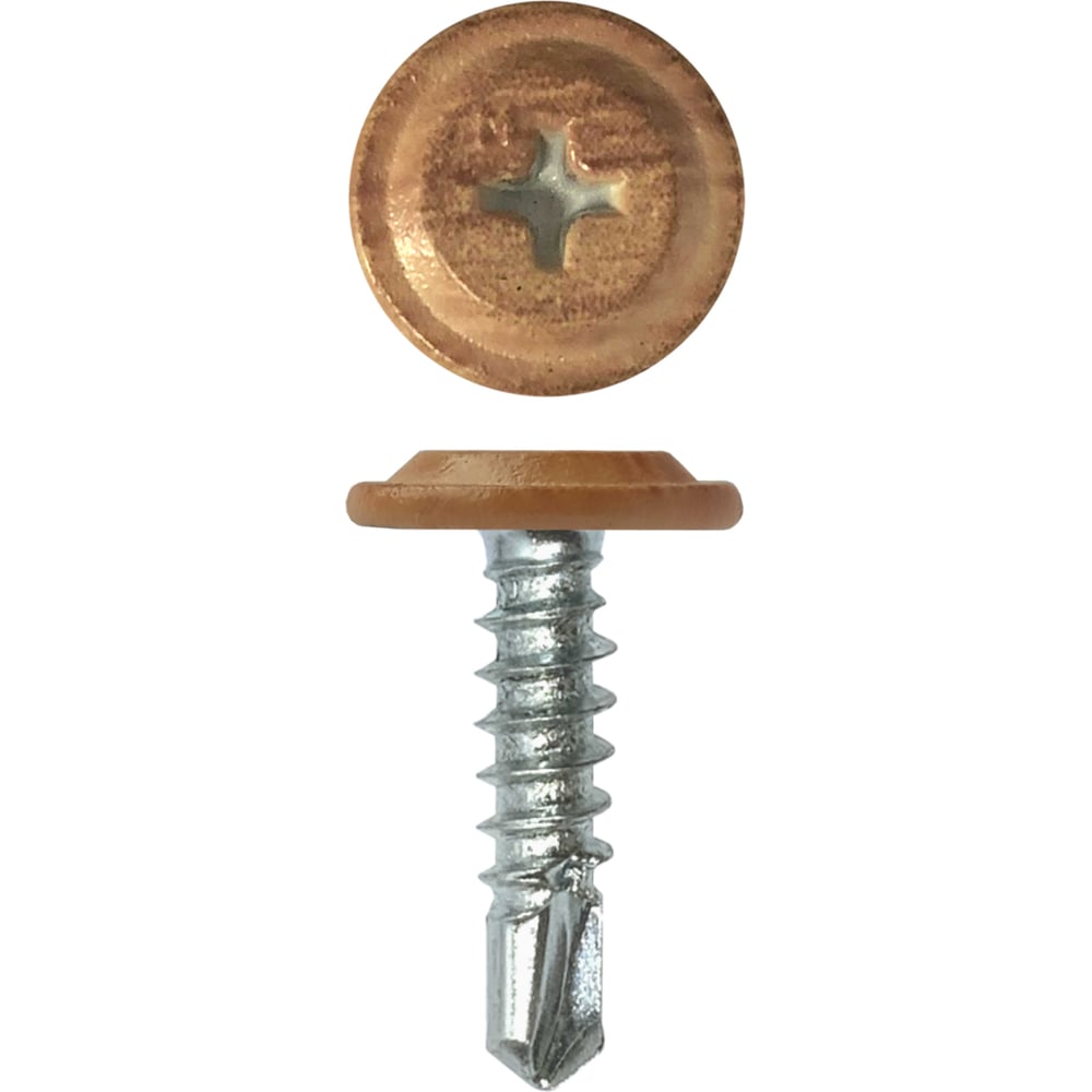 Изображение товара Саморез с прессшайбой Daxmer ПШС 4,2x16 мм 500 шт для дерева и монтажа