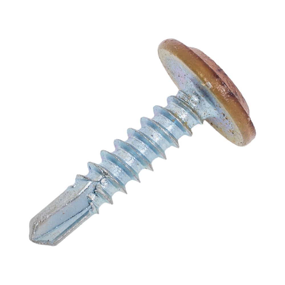 Изображение товара Саморез Daxmer с прессшайбой ПШС 4,2x19 в темном дубе 500 шт